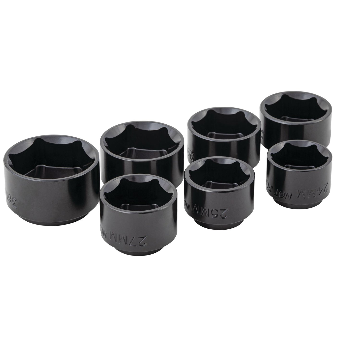 7-PC. Low-Profile Oil Filter Socket Set