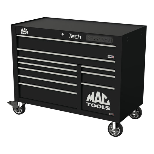 Tech™ Series 10-Drawer Workstation with PowerTech™ Drawer - Galaxy Black
