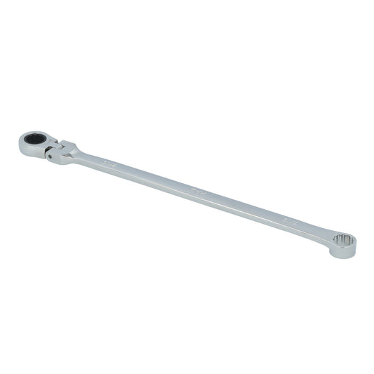 7/16" XL Double Box Flex Head Ratcheting Wrench - 12 pt.