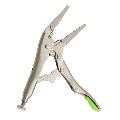 6" Long Nose Trigger Release Locking Pliers - Green