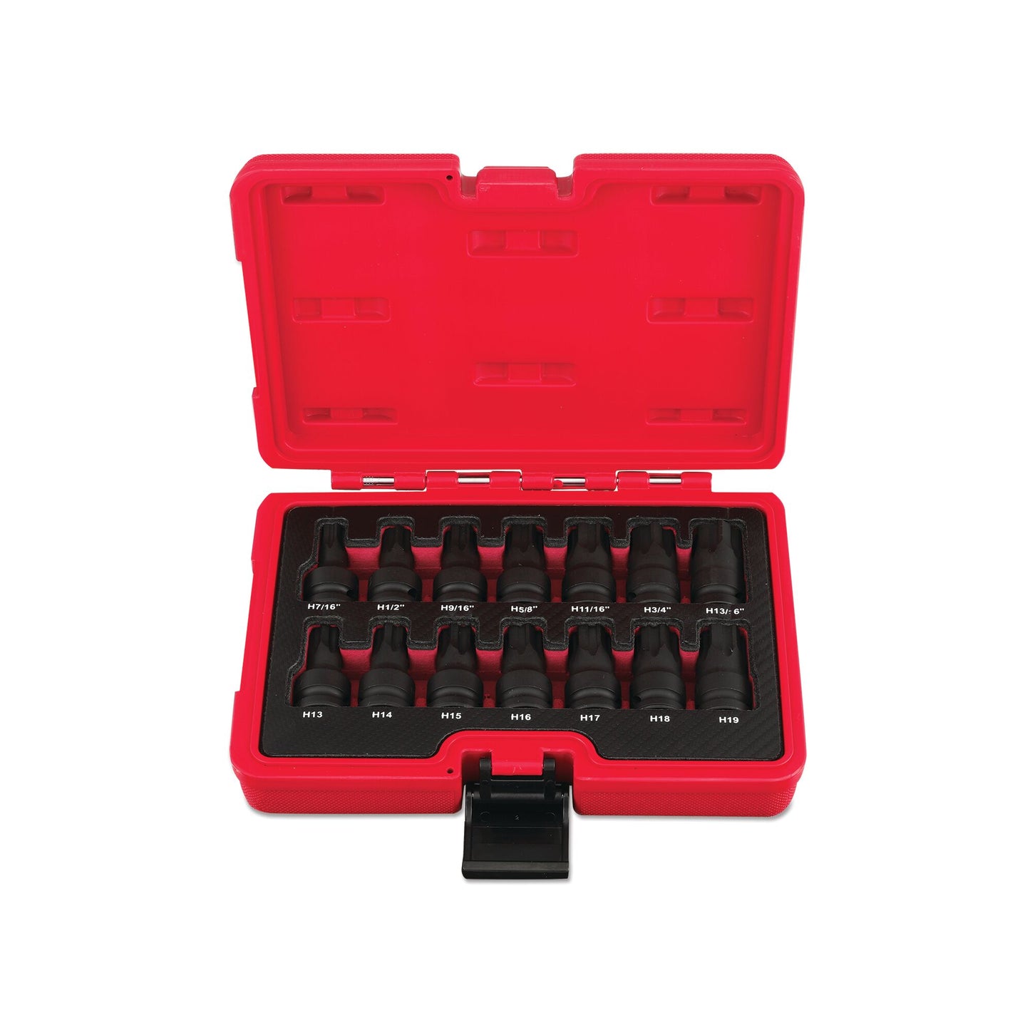 14-PC. 1/2" Drive R.B.R.T. Metric/SAE Impact Hex Drivers