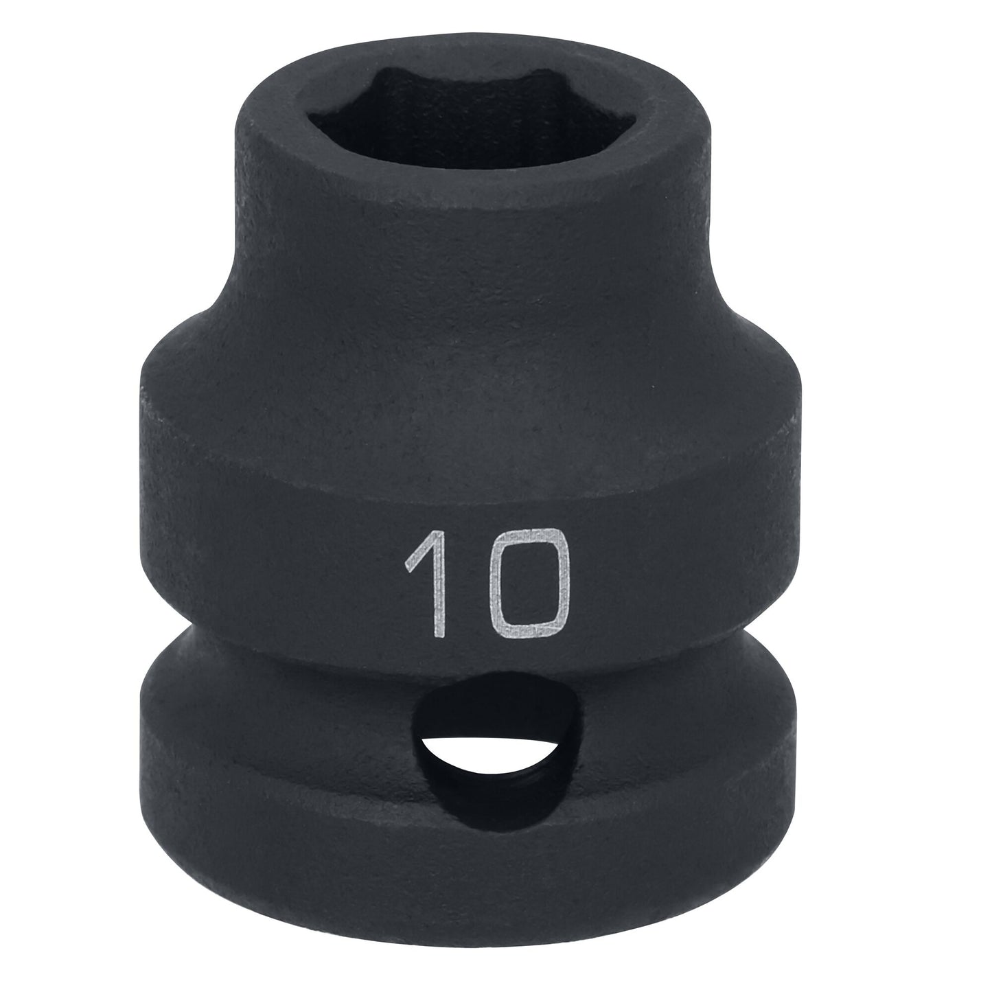 1/2" Drive 6 pt. Stubby Impact Socket - 10mm