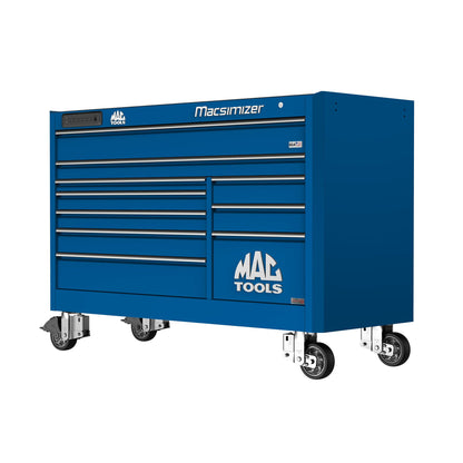 Macsimizer® Series 10-Drawer Workstation with PowerTech™ Drawer - Sapphire Blue