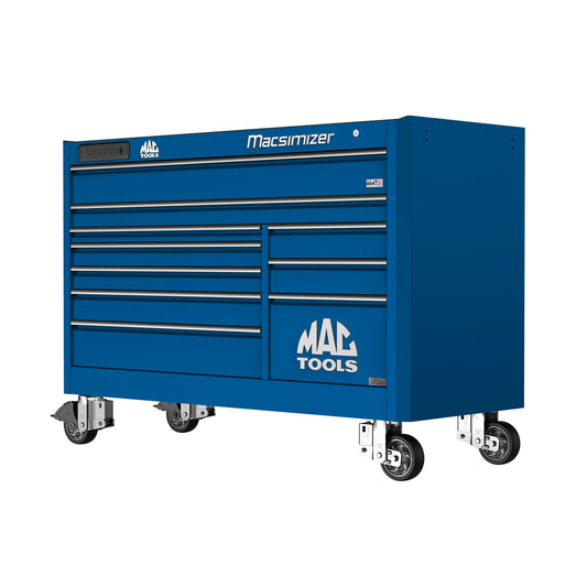Macsimizer® Series 10-Drawer Workstation with PowerTech™ Drawer - Sapphire Blue