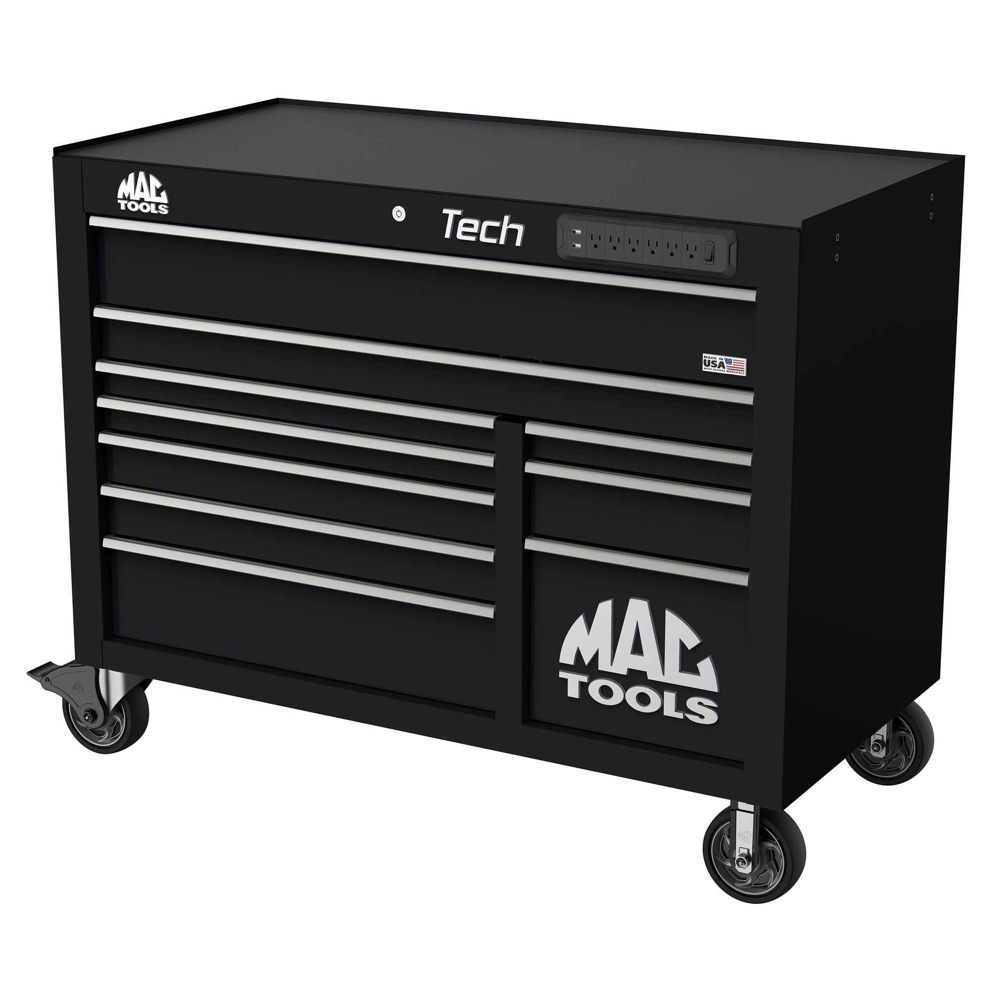 Tech™ Series 10-Drawer Workstation - Galaxy Black