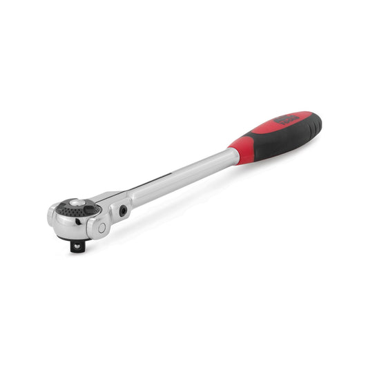 3/8" Drive Bi-Material Swivel-Head Ratchet - 11"