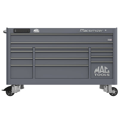 Macsimizer® 14-Drawer Workstation - Carbon Gray