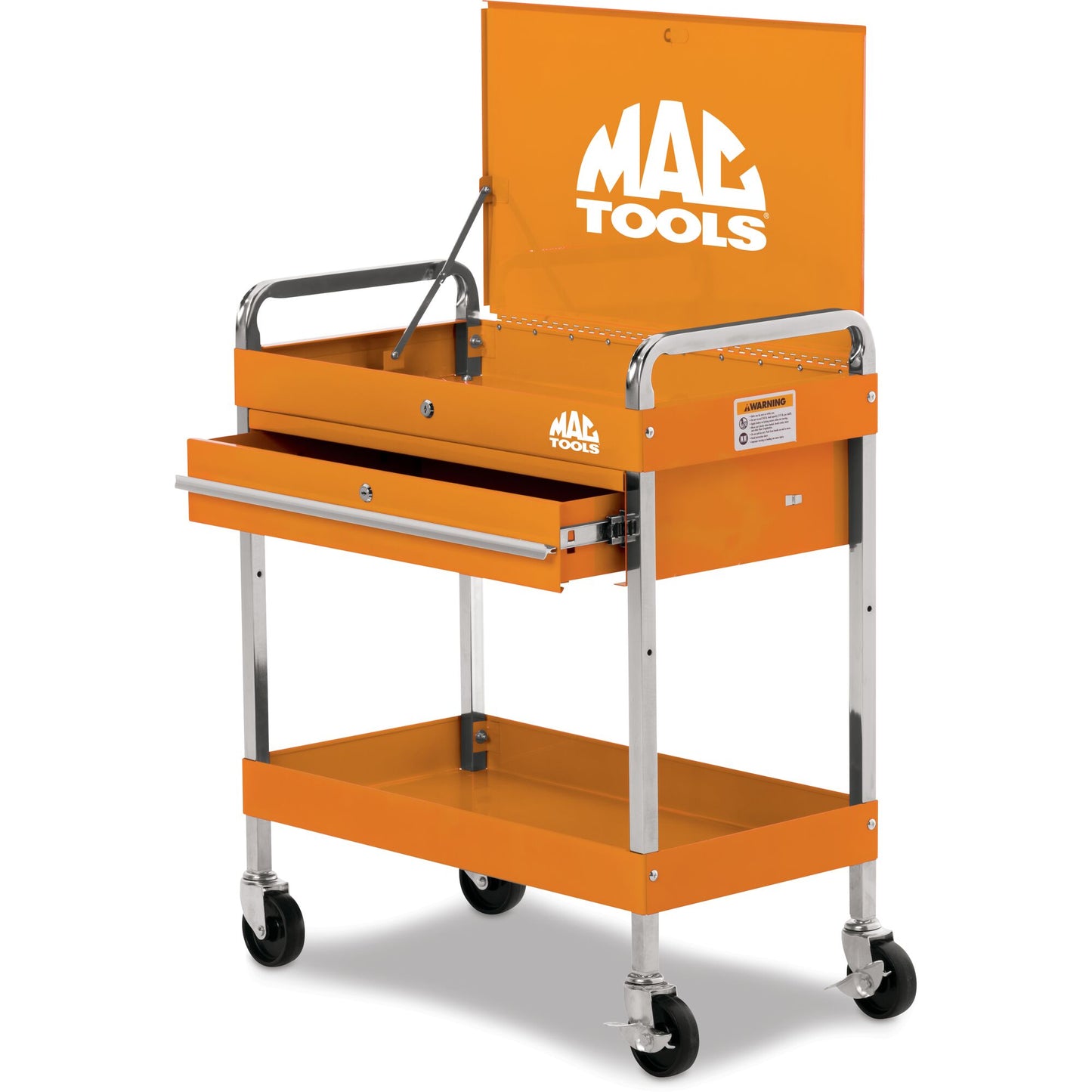 1-Drawer Utility Cart - Fireball Orange