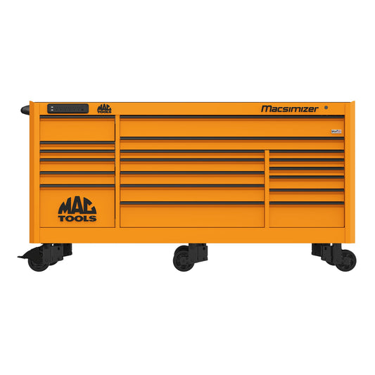 Macsimizer® 19-Drawer Workstation - Fireball Orange