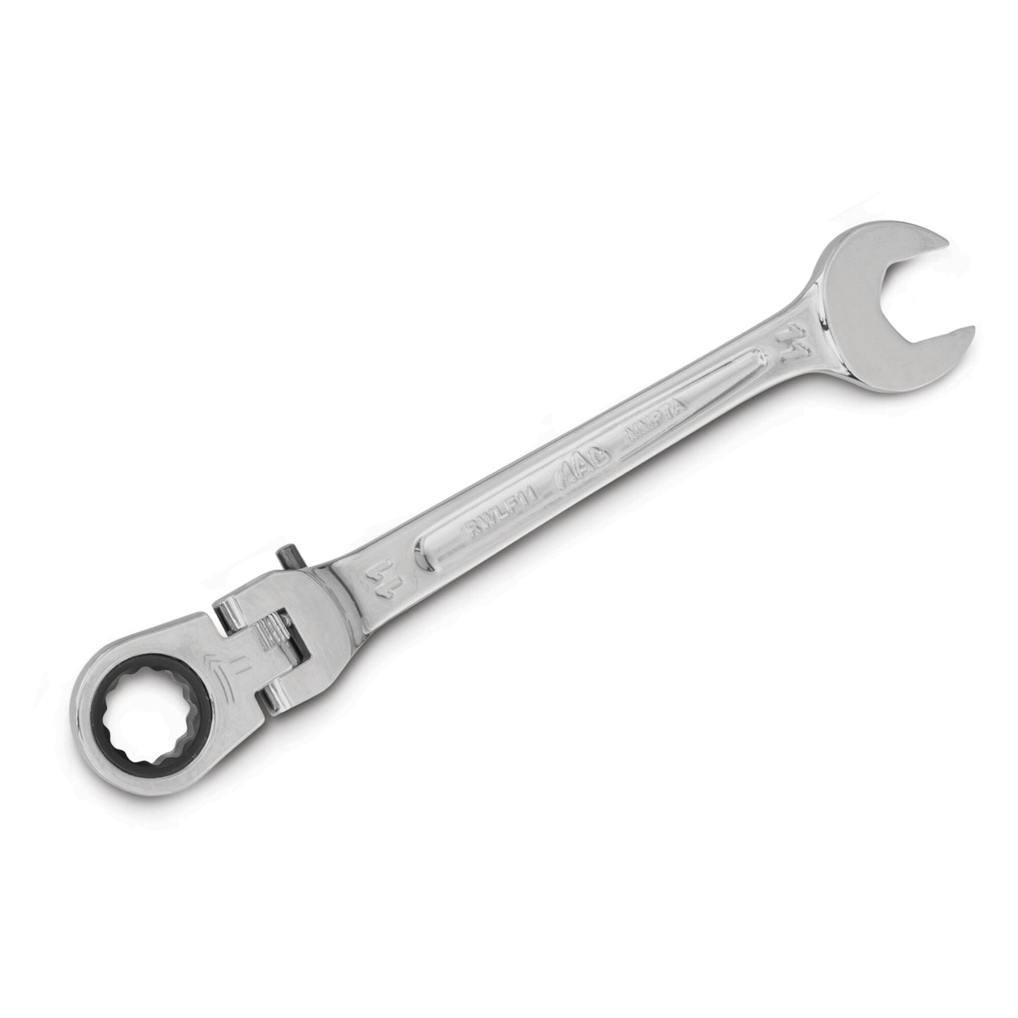 Flexible-Head Ratcheting Wrench 11mm - 12-PT.