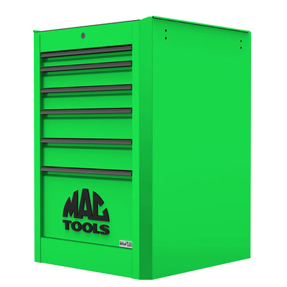 Macsimizer® 6-Drawer Side Box with PowerTech™ Drawer - Lime Green