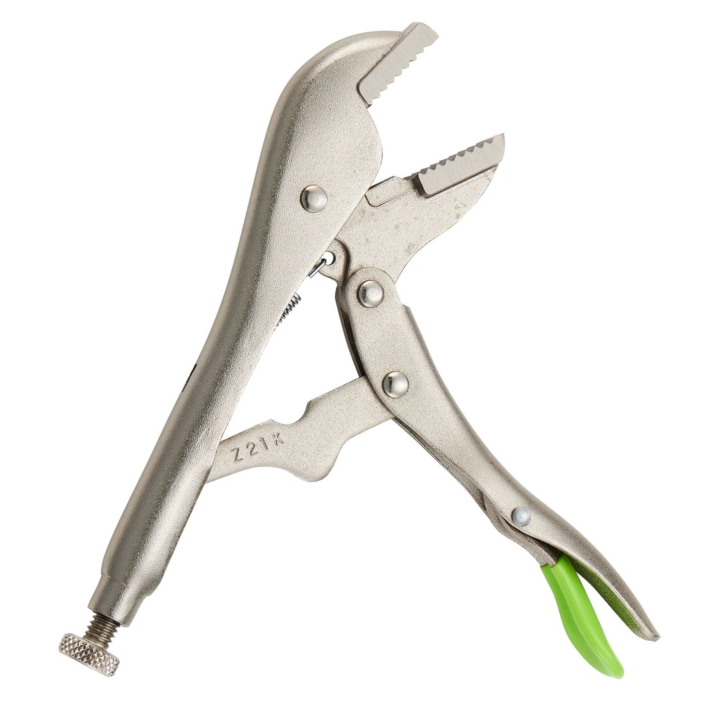 7" Straight Jaw Trigger Release Locking Pliers - Green