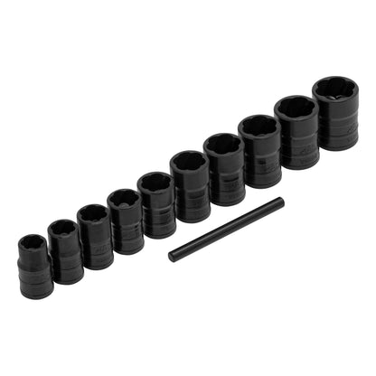 10-PC. 3/8" Drive Twist Socket Set