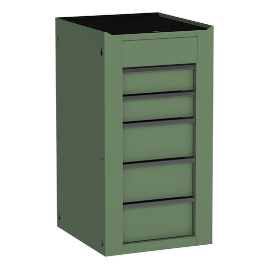 5-Drawer Side Box for UC3720 (MB199) Carts - Olive Green