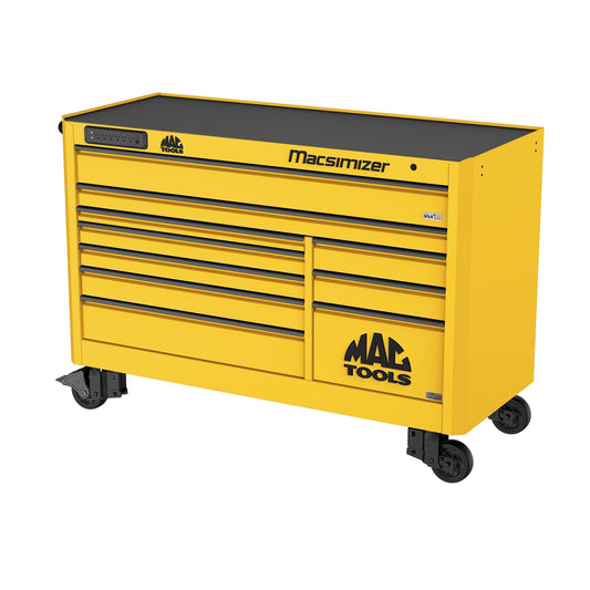 Macsimizer® Series 10-Drawer Workstation with PowerTech™ Drawer - Sunburst Yellow