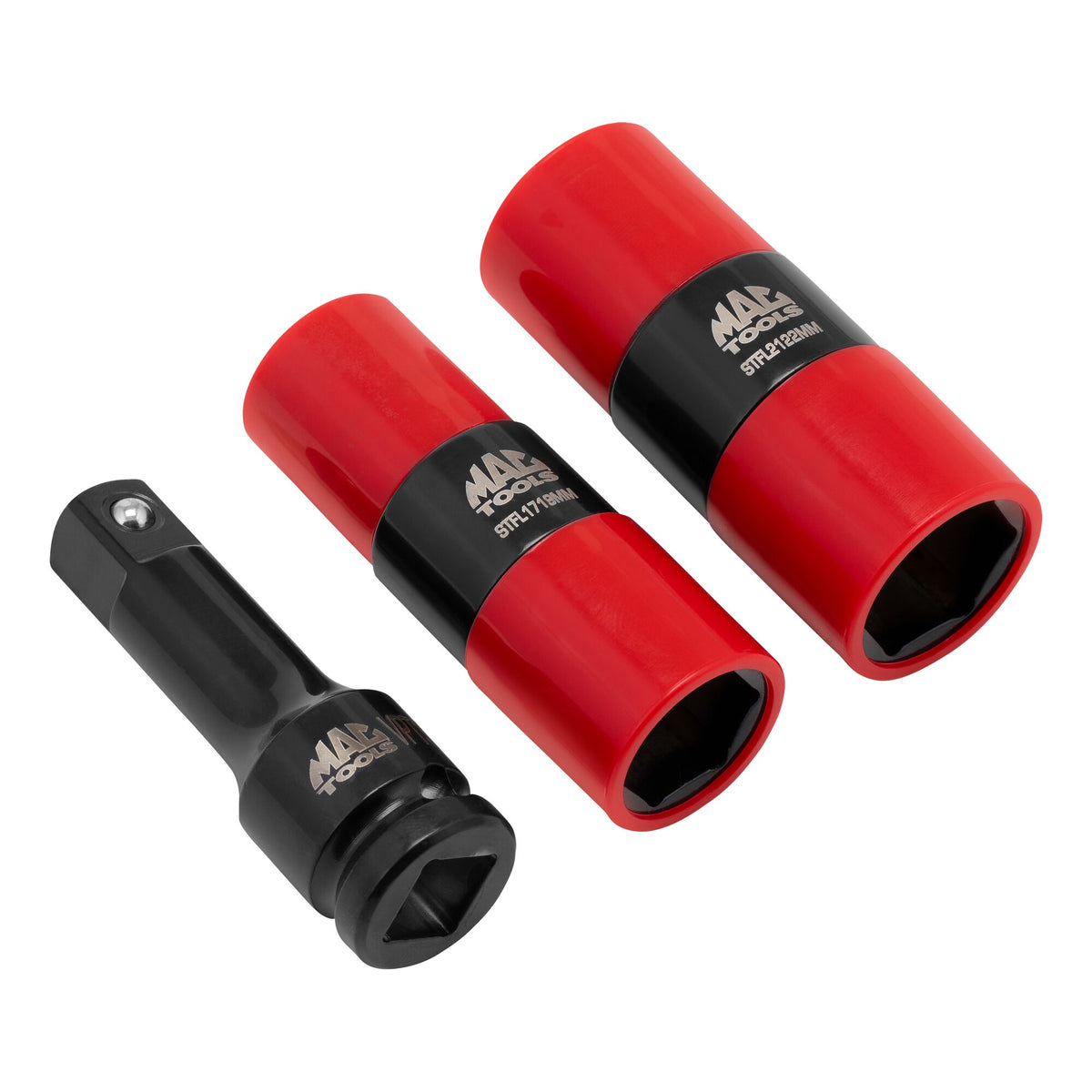Filing Socket 3-PC. Thin Wall Flip Socket Set