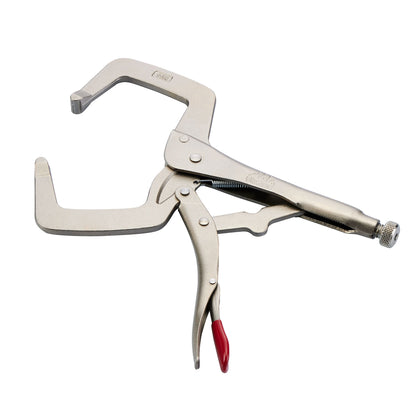 11" C-Clamp Trigger Release Locking Pliers - Red