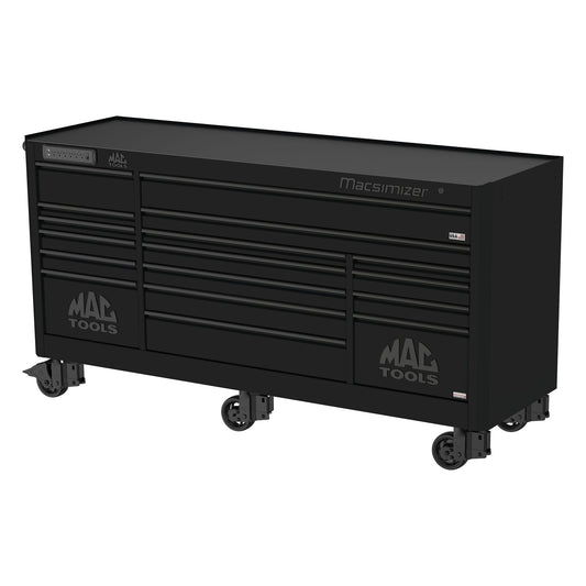 Macsimizer® 17-Drawer Workstation - Flat Black