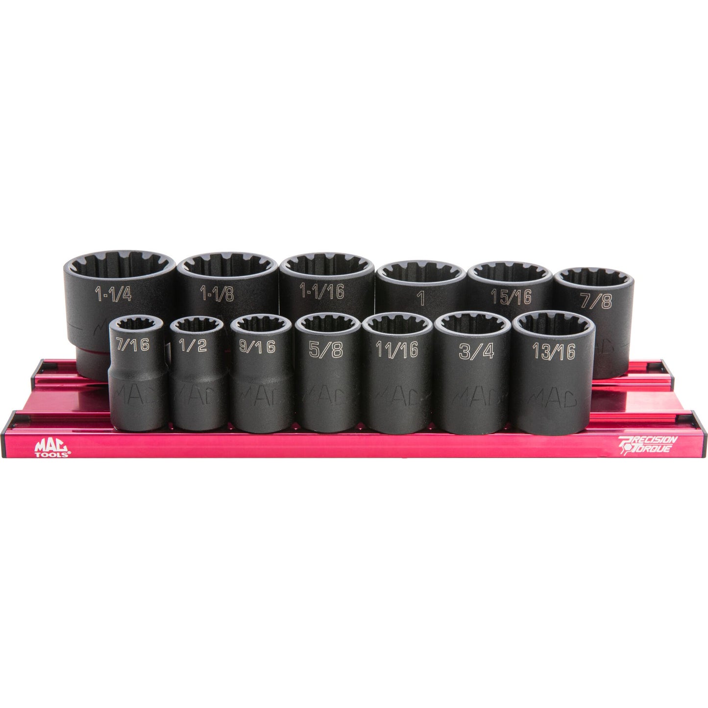 13-PC. 1/2” Drive SAE Spherical Impact Socket Set