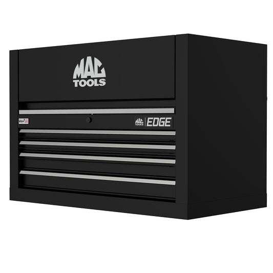 Edge™ 4-Drawer Top Chest for E4122 Workstation - Flat Black/Gunmetal Trim