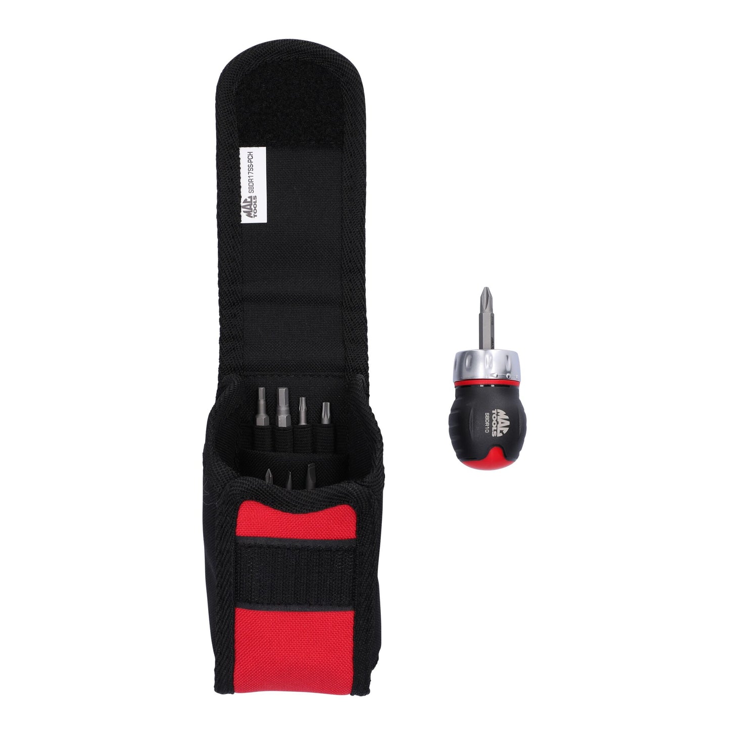 17-PC. Ratcheting Stubby Screwdriver Set