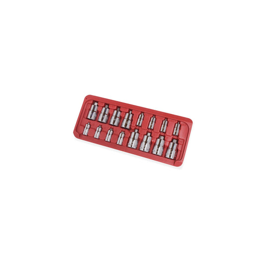 16-PC. 1/4" and 3/8" Drive Stubby Hex Driver Set