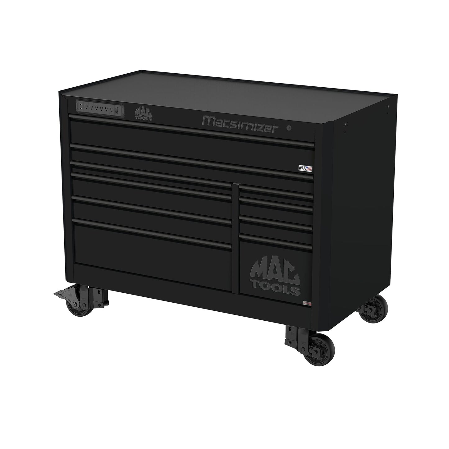 Macsimizer® 10-Drawer Workstation - Flat Black