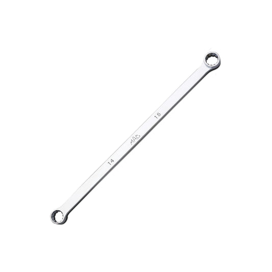 High-Performance Long Double-Box Wrench 14mm x 15mm - 12-PT.