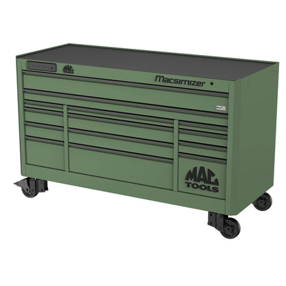 Macsimizer® 14-Drawer Workstation - Olive Green