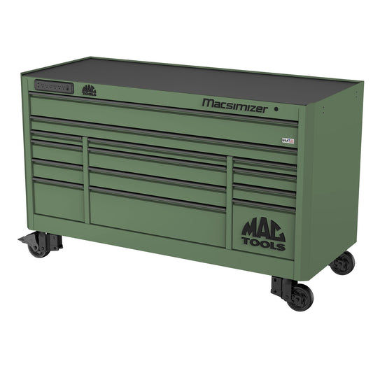 Macsimizer® 14-Drawer Workstation - Olive Green
