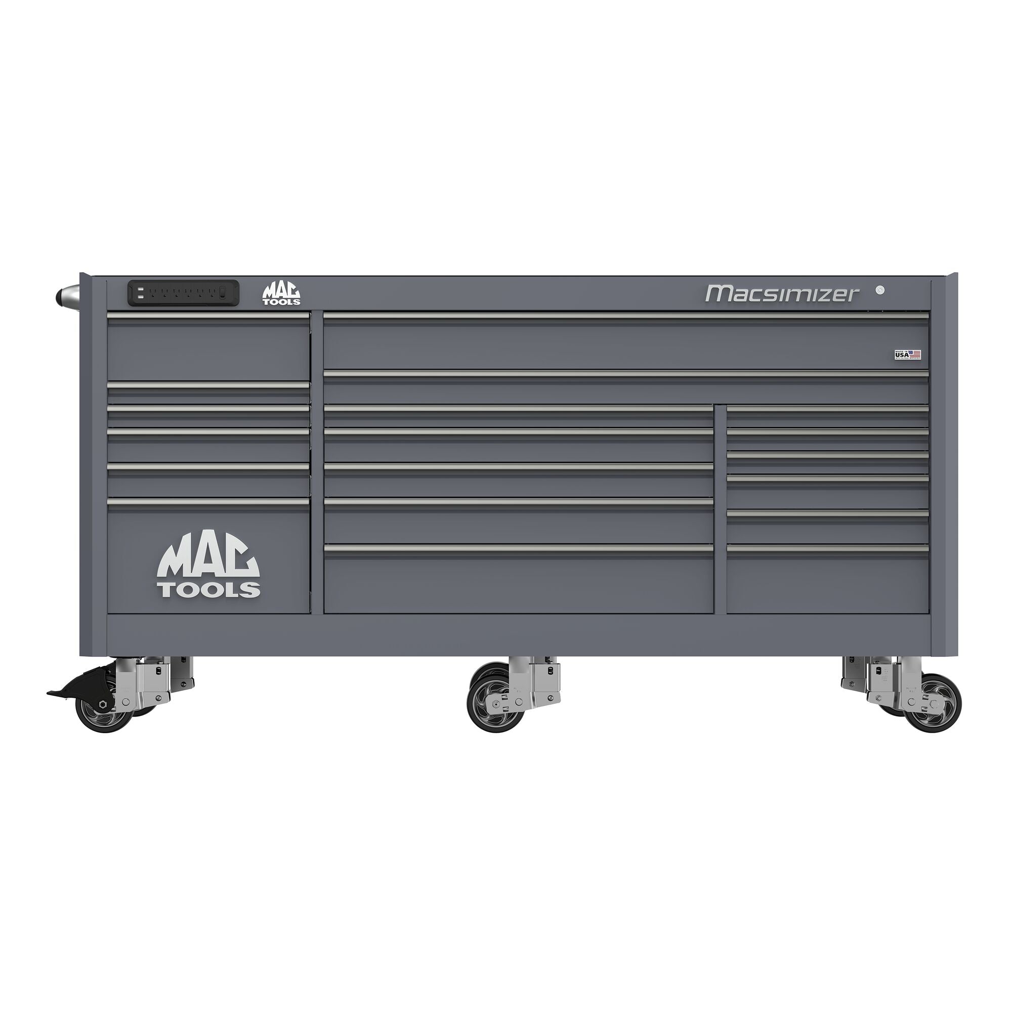 Macsimizer® 19-Drawer Workstation - Carbon Gray