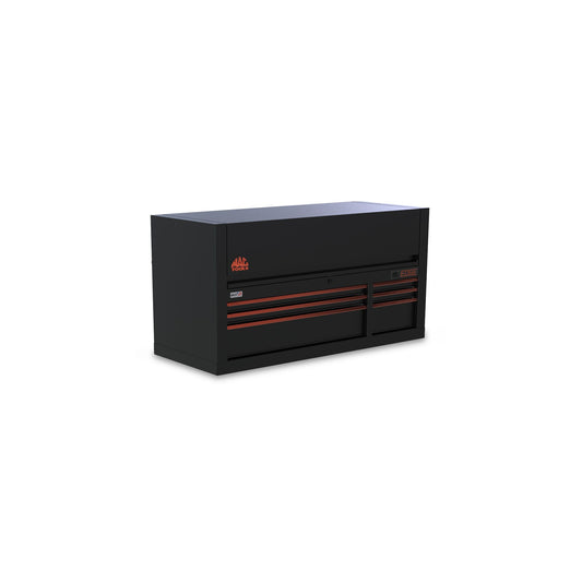 Edge™ 6-Drawer Top Chest for E5422 Workstation - Flat Black/Orange Trim