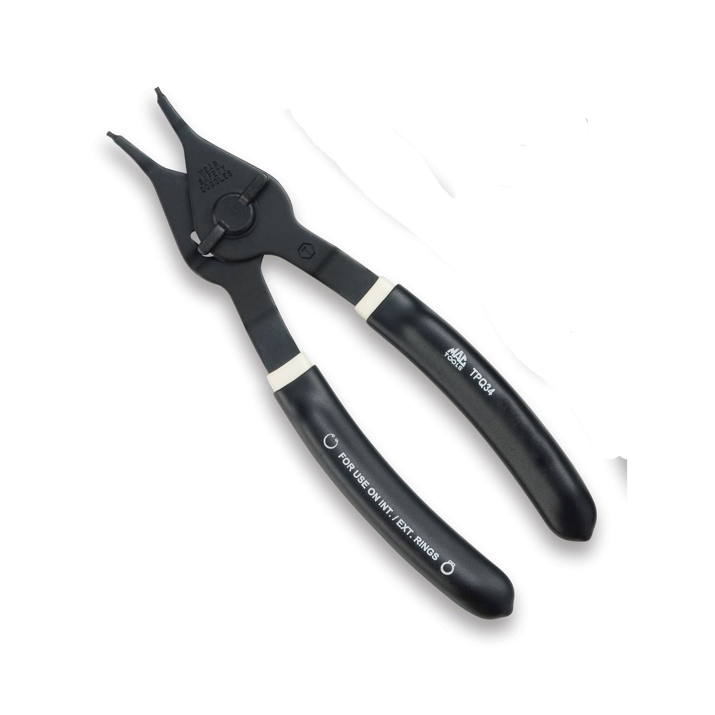 Straight Quarter-Turn Retaining Ring Pliers 7-3/4"