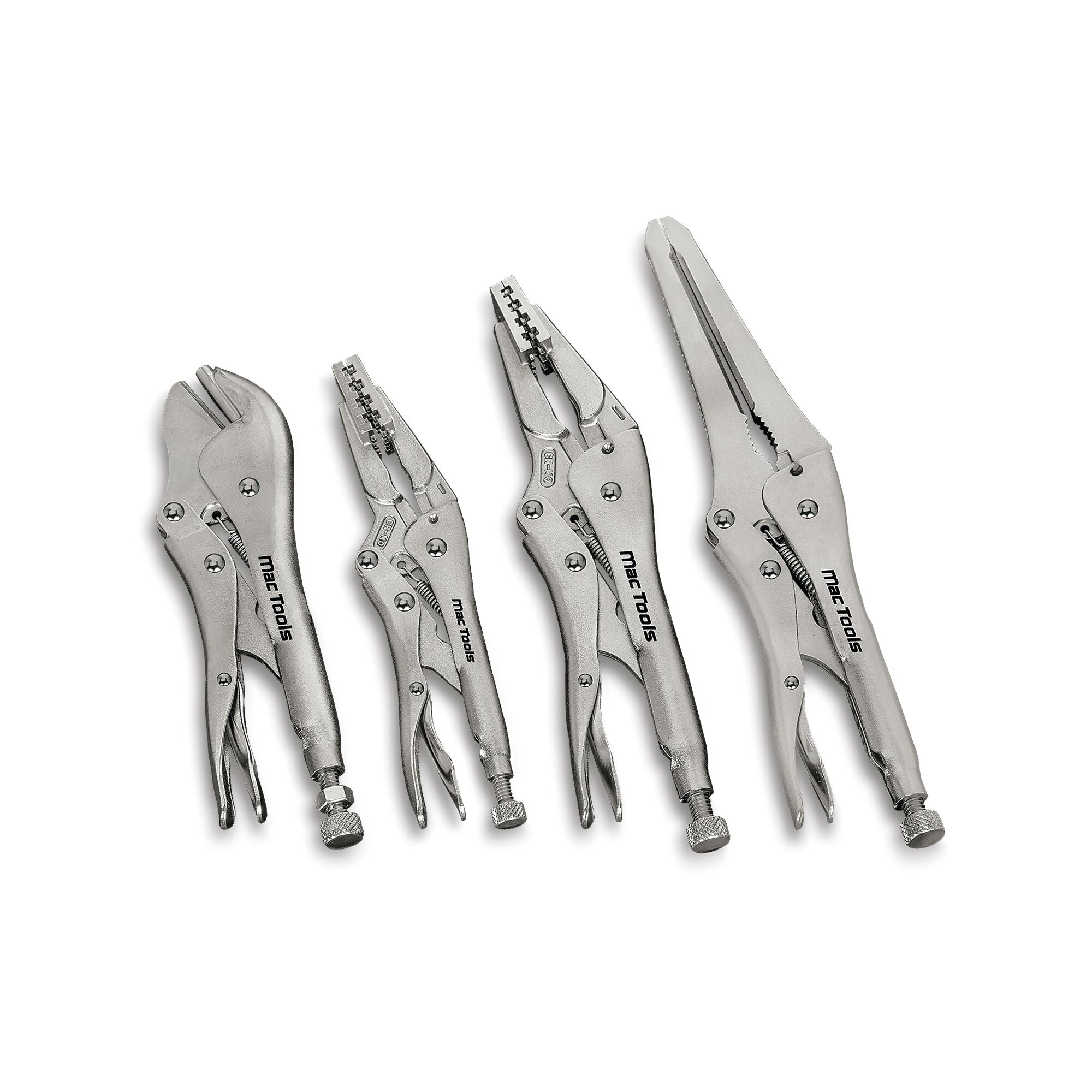 4-PC. Locking Hose Pincher and Clamp Pliers Set