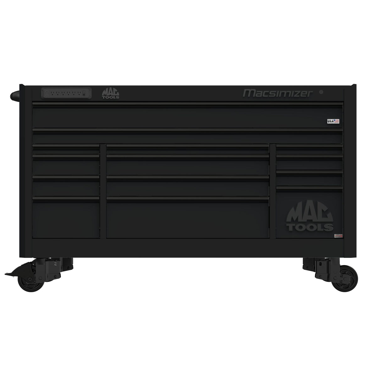 Macsimizer® Series 14-Drawer Workstation with PowerTech™ Drawer - Flat ...