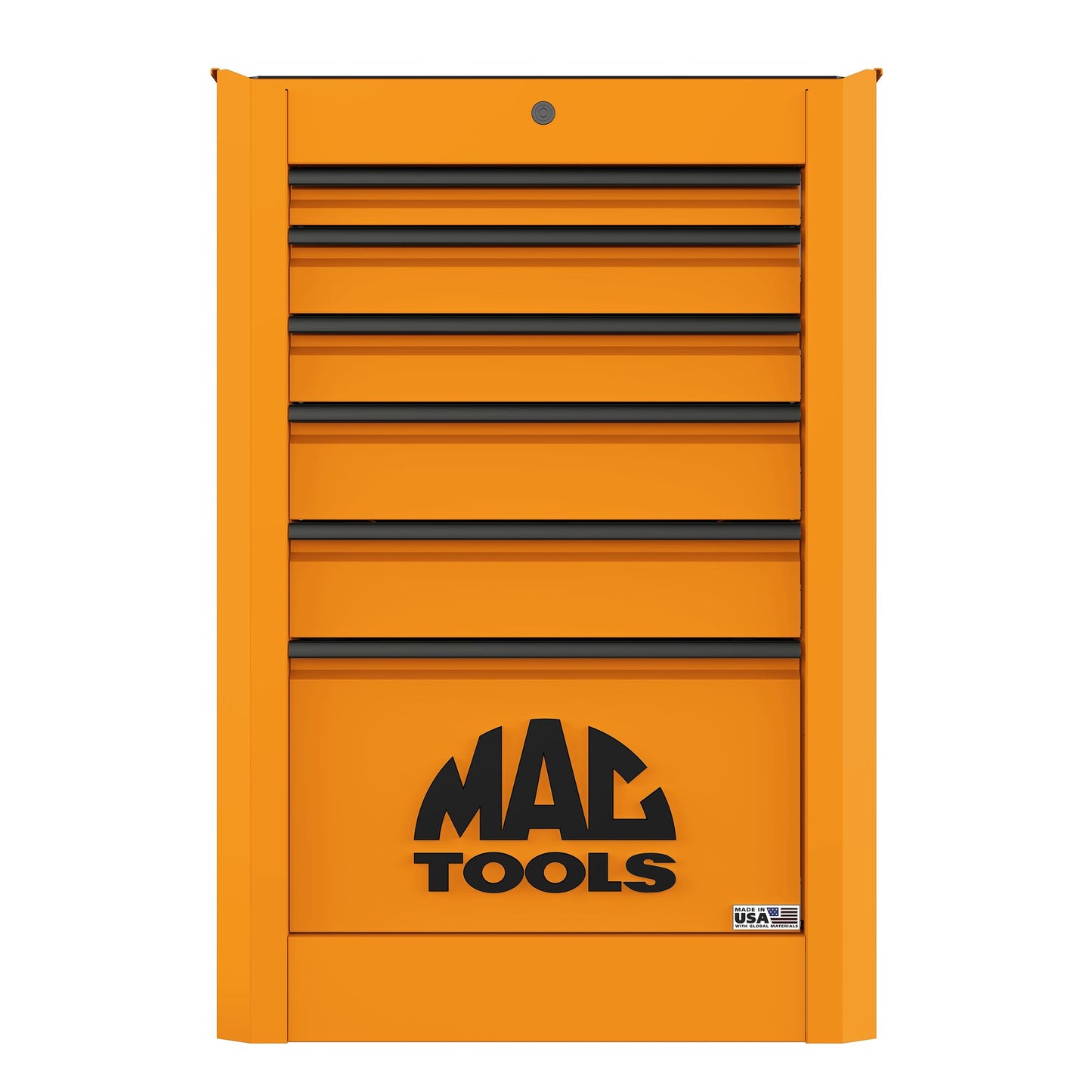 Macsimizer® 6-Drawer Side Box with PowerTech™ Drawer - Fireball Orange
