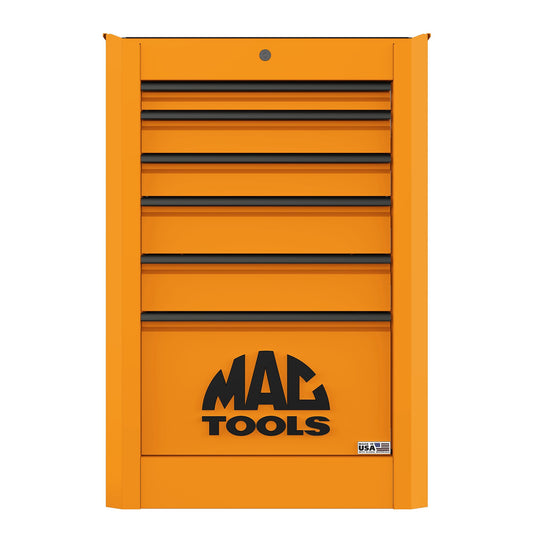 Macsimizer® 6-Drawer Side Box with PowerTech™ Drawer - Fireball Orange