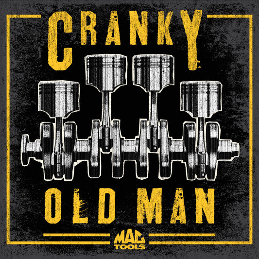 Cranky Old Man Vinyl Banner