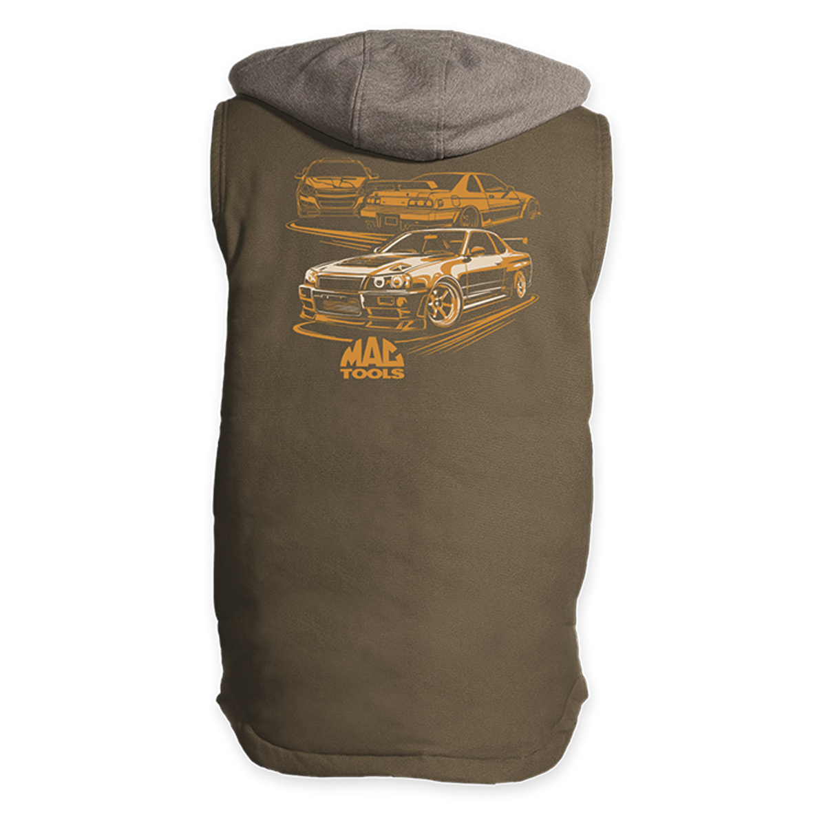 Import Cars Flannel Lined Vest