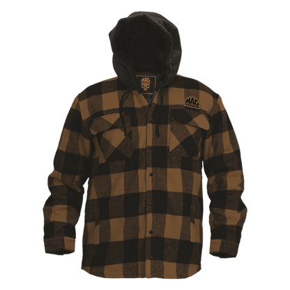 Fleece Lined Hooded Flannel