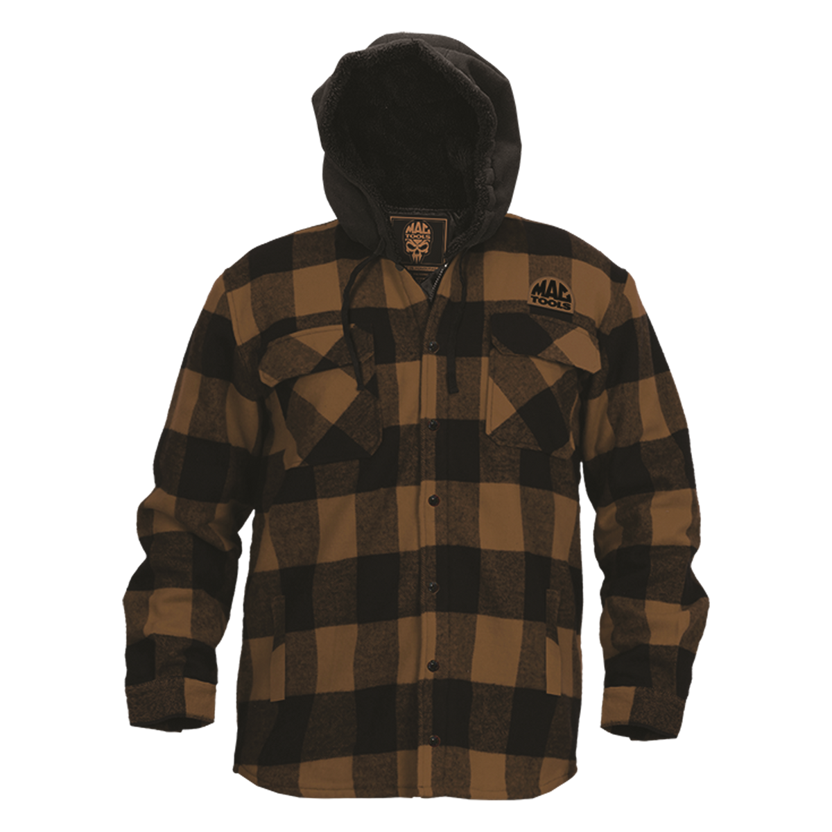 Fleece Lined Hooded Flannel