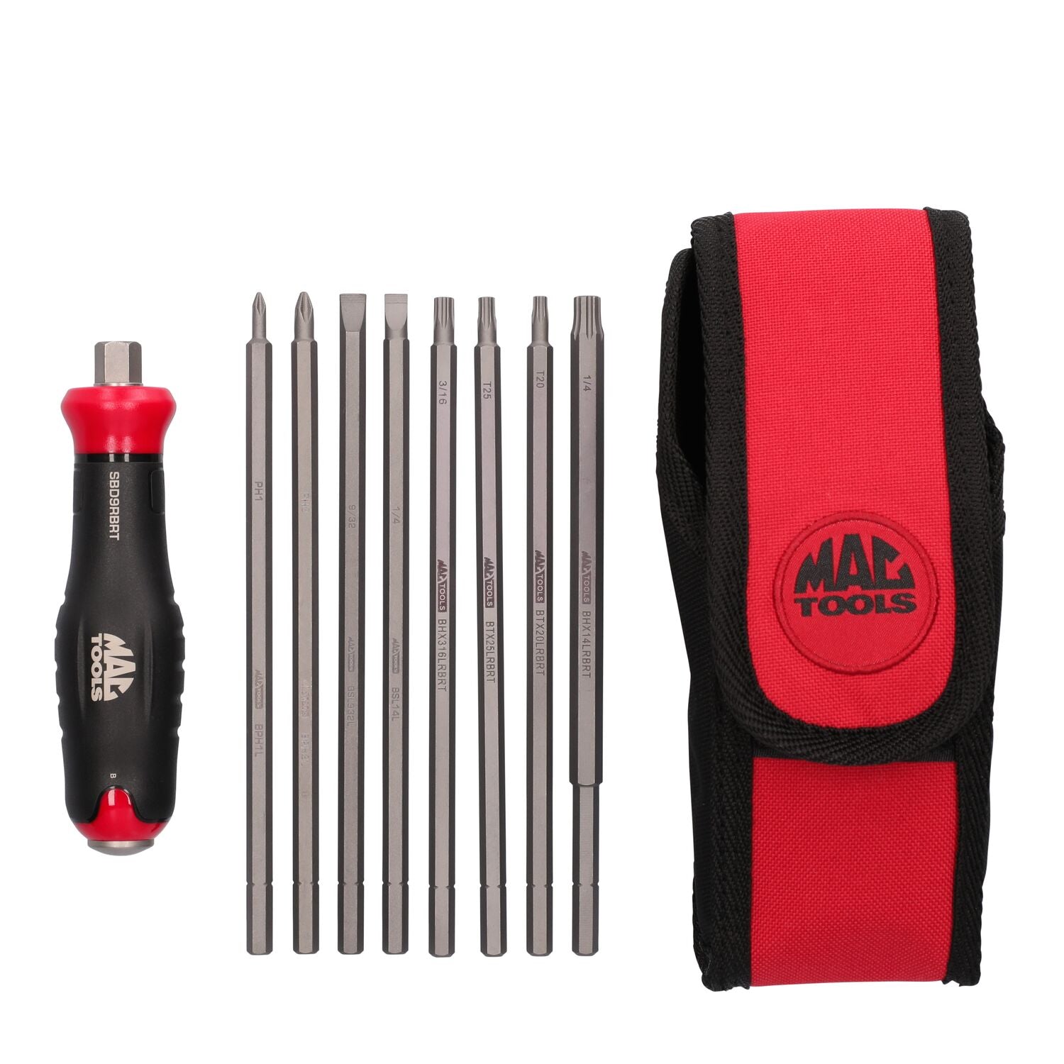 9-PC. STRIKABLE EXTRACTION MULTI-BIT SET - SBD9RBRTD | Mac Tools