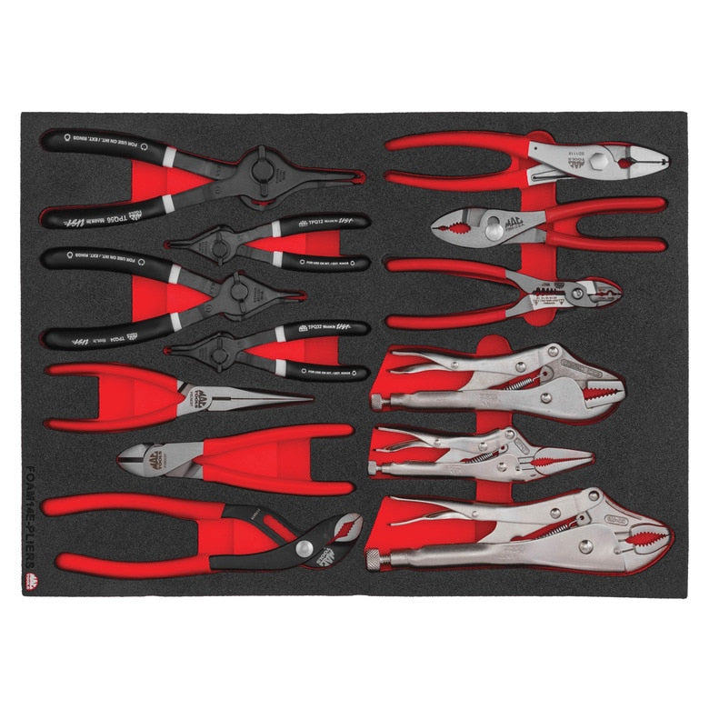 13-PC. Plier Foam Set - FOAM14E-PLIERS | Mac Tools