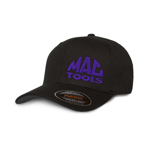 Black Flexfit Hat w/ Purple Do