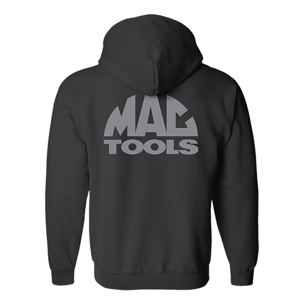 Grey Logo Full Zip Hoodie