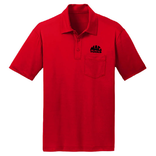 Red Performance Polo