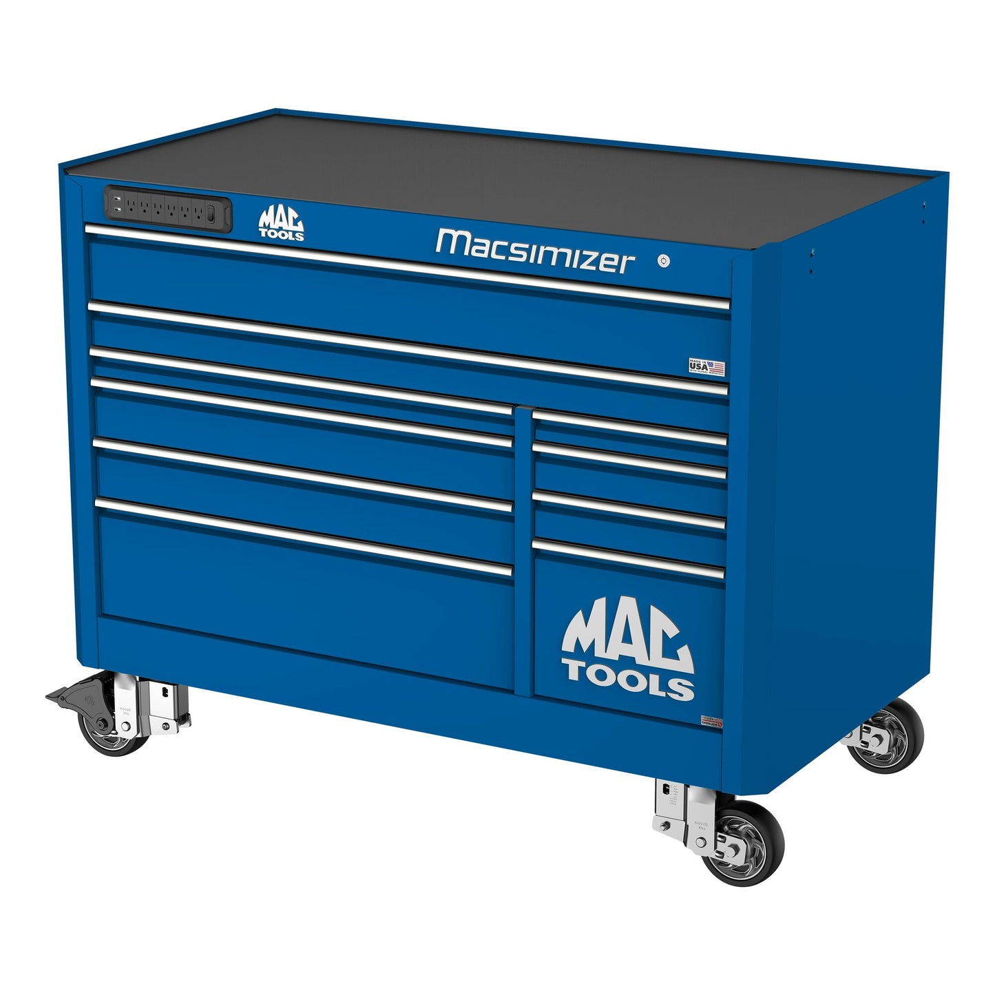Macsimizer® 10-Drawer Workstation - Sapphire Blue