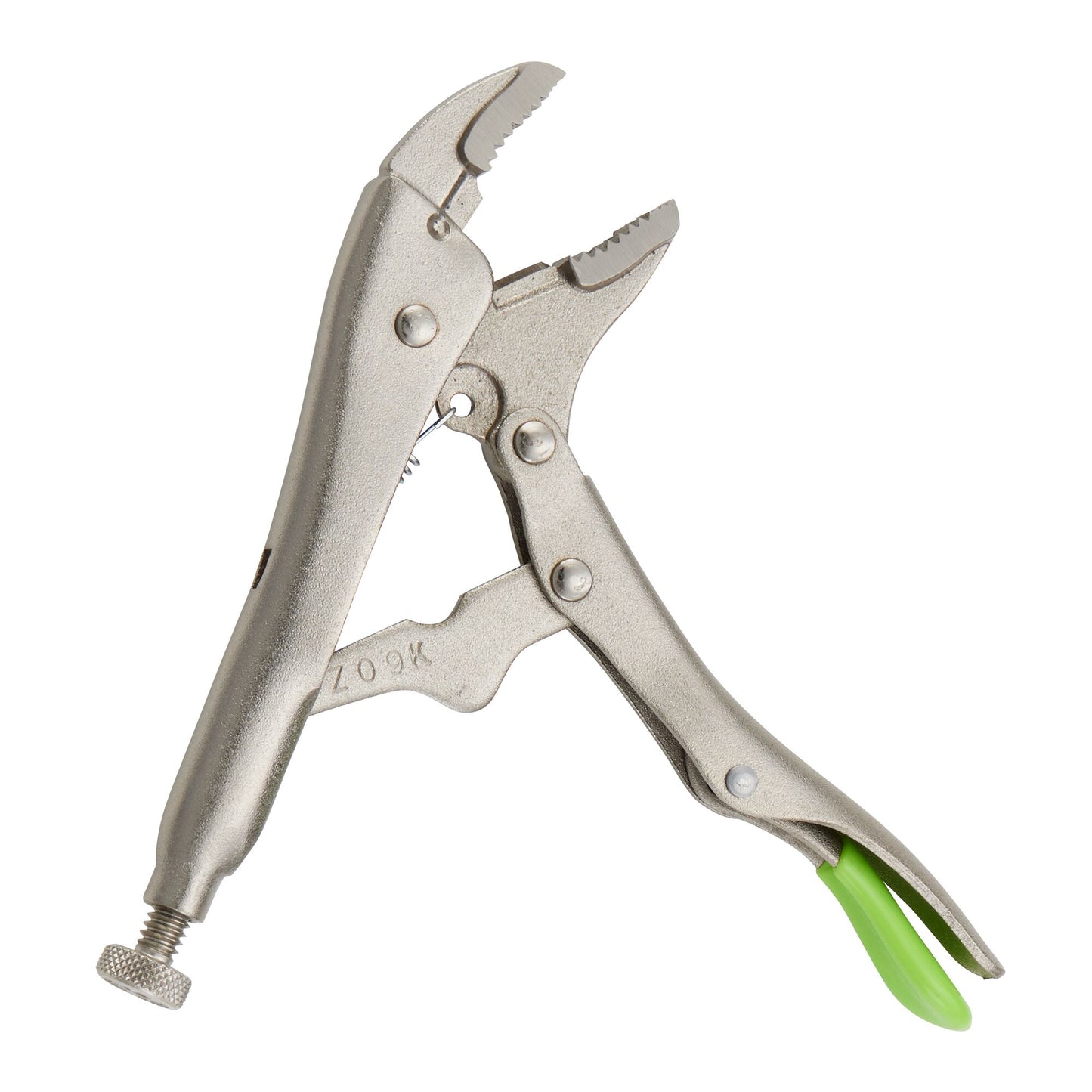 5" Curved Jaw Trigger Release Locking Pliers - Green