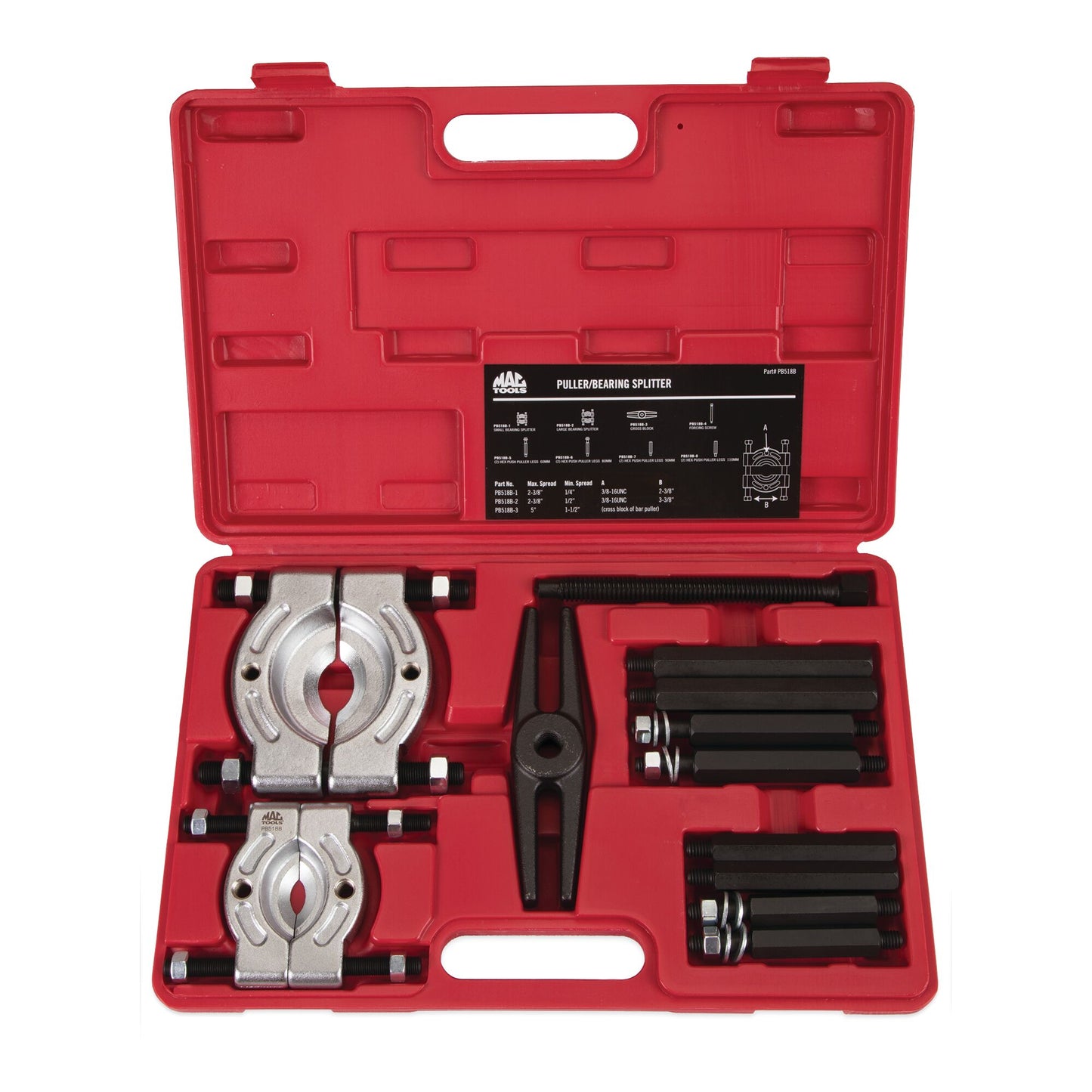 5-Ton Bar-Type Puller/Bearing Separator Set