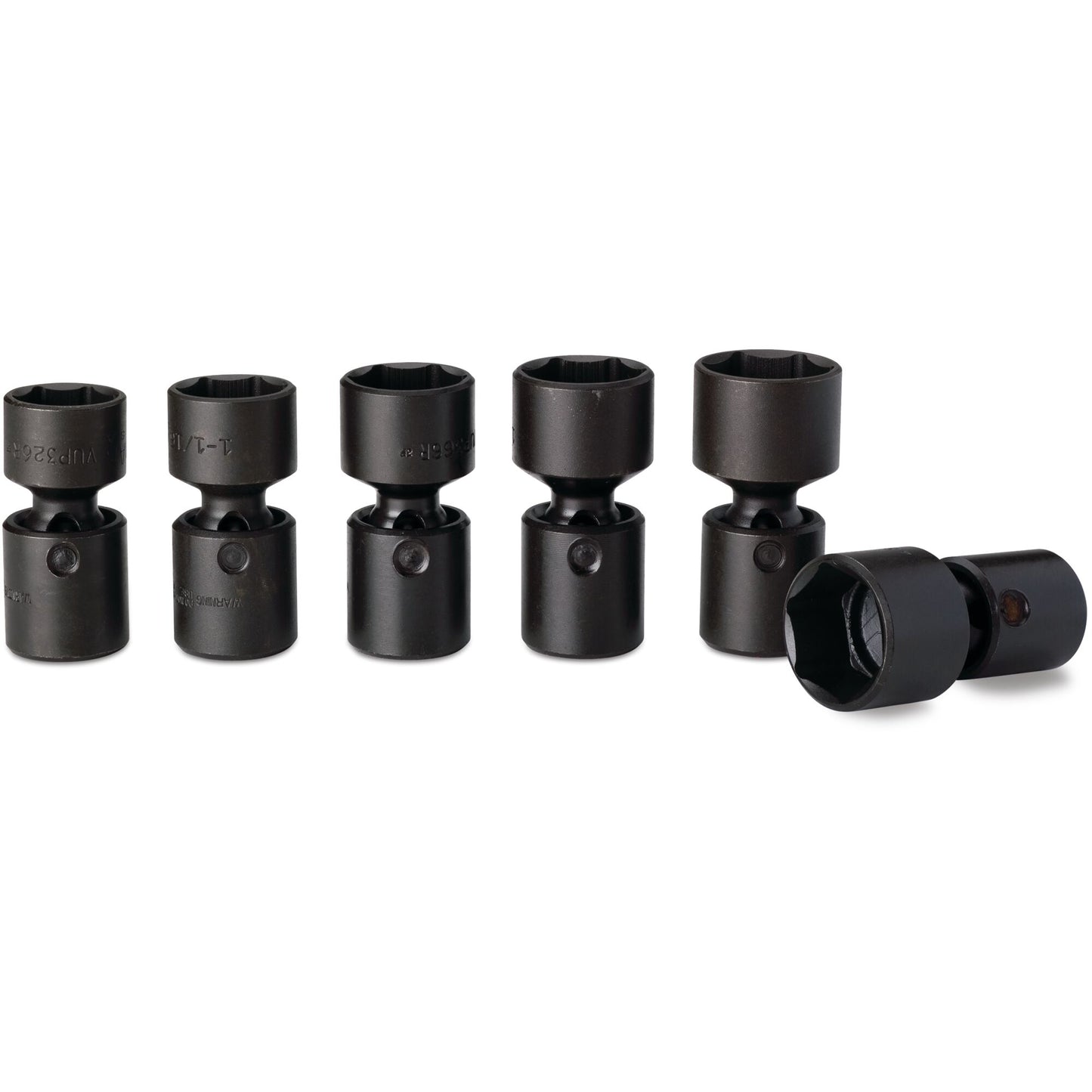 6-PC. 1/2" Drive SAE Universal Impact Socket Set - 6-PT.